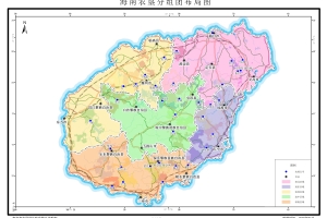 海南农垦分组团布局图
