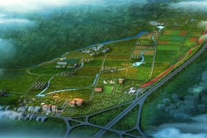 海南新盈共享农庄总体规划效果图