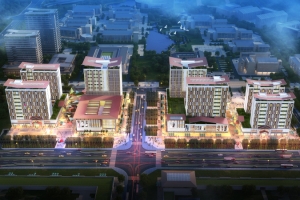 三亚高校科研片区综合配套项目鸟瞰图