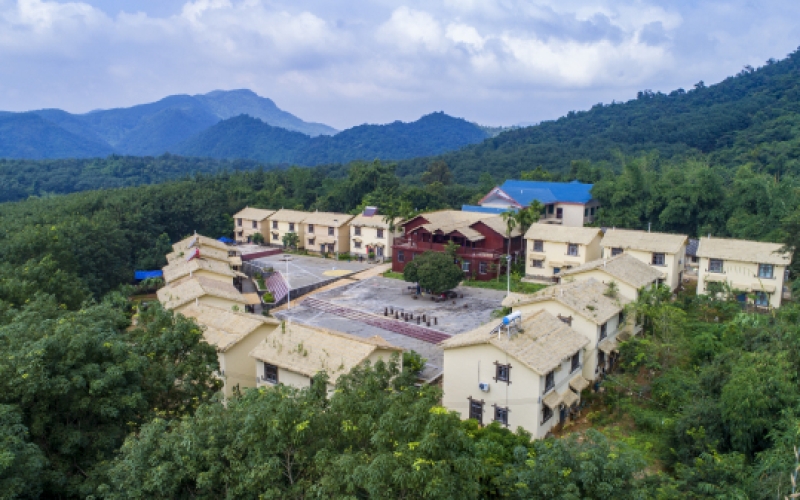 老周三黎寨航拍