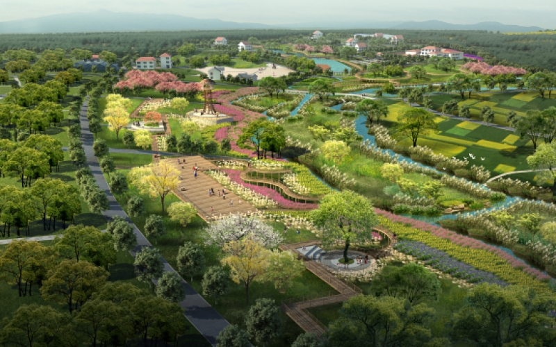 共享农庄总体规划项目效果图